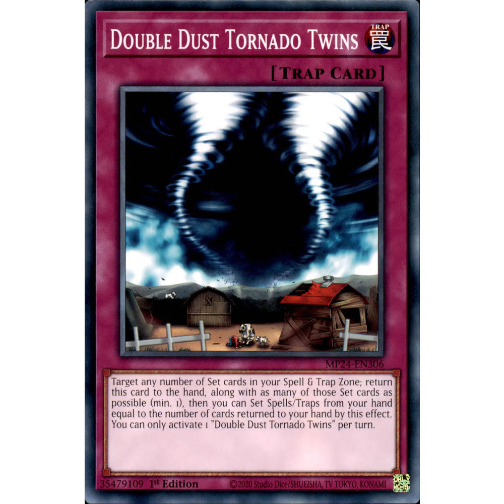 Double Dust Tornado Twins MP24-EN306 Yu-Gi-Oh! Card from the Mega Tin 2024 Mega Pack Set