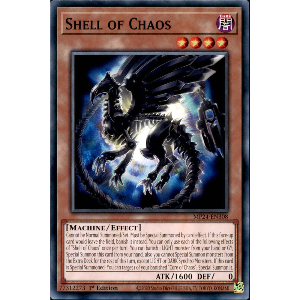 Shell of Chaos MP24-EN308 Yu-Gi-Oh! Card from the Mega Tin 2024 Mega Pack Set