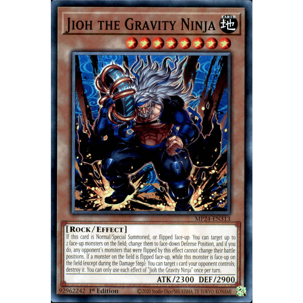 Jioh the Gravity Ninja MP24-EN313 Yu-Gi-Oh! Card from the Mega Tin 2024 Mega Pack Set