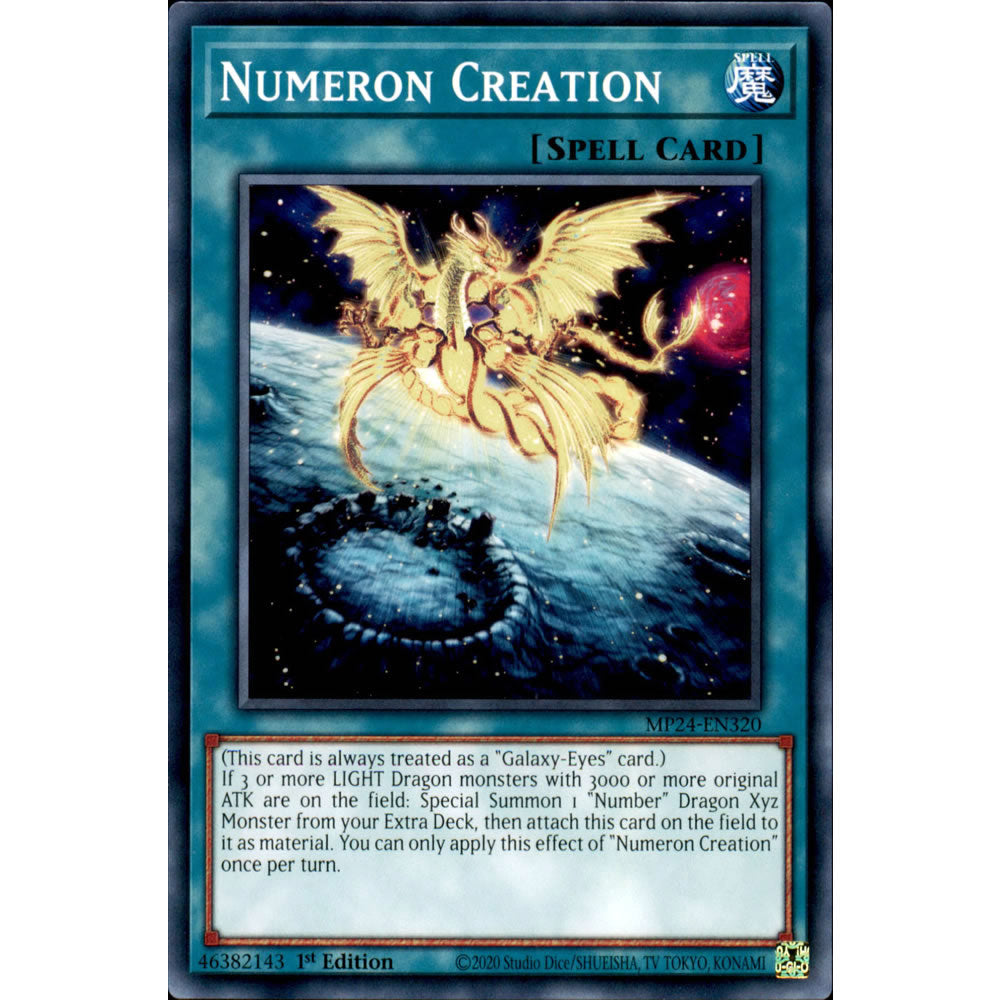 Numeron Creation MP24-EN320 Yu-Gi-Oh! Card from the Mega Tin 2024 Mega Pack Set