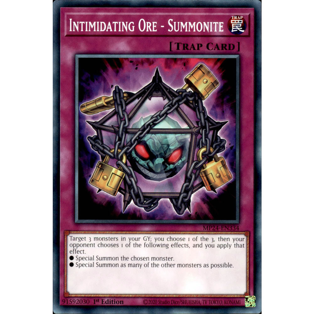 Intimidating Ore - Summonite MP24-EN334 Yu-Gi-Oh! Card from the Mega Tin 2024 Mega Pack Set