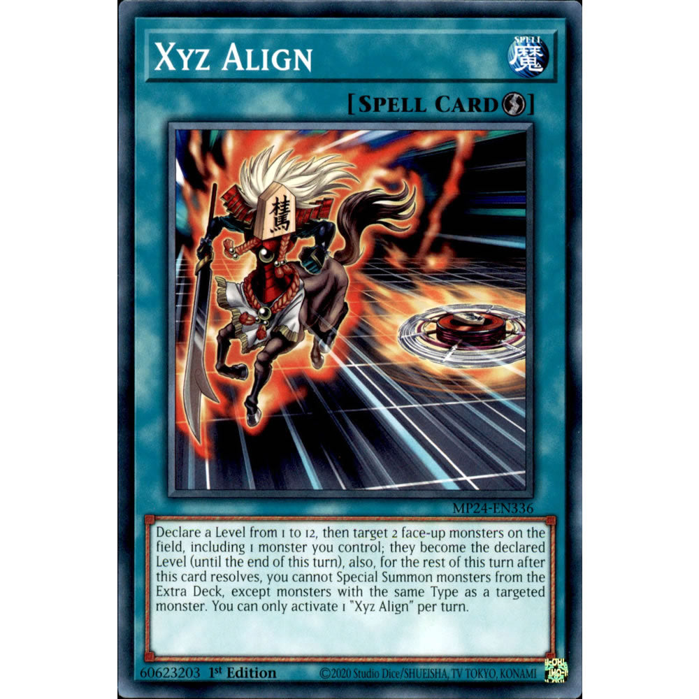 Xyz Align MP24-EN336 Yu-Gi-Oh! Card from the Mega Tin 2024 Mega Pack Set