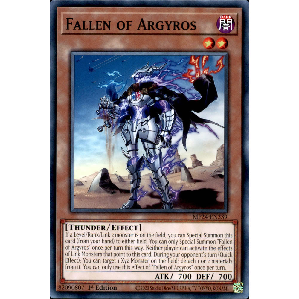 Fallen of Argyros MP24-EN339 Yu-Gi-Oh! Card from the Mega Tin 2024 Mega Pack Set