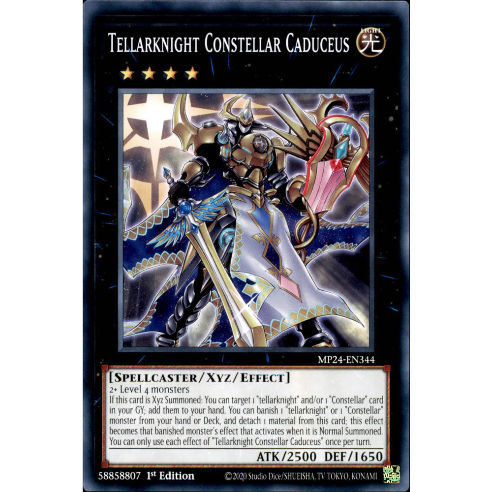 Tellarknight Constellar Caduceus MP24-EN344 Yu-Gi-Oh! Card from the Mega Tin 2024 Mega Pack Set