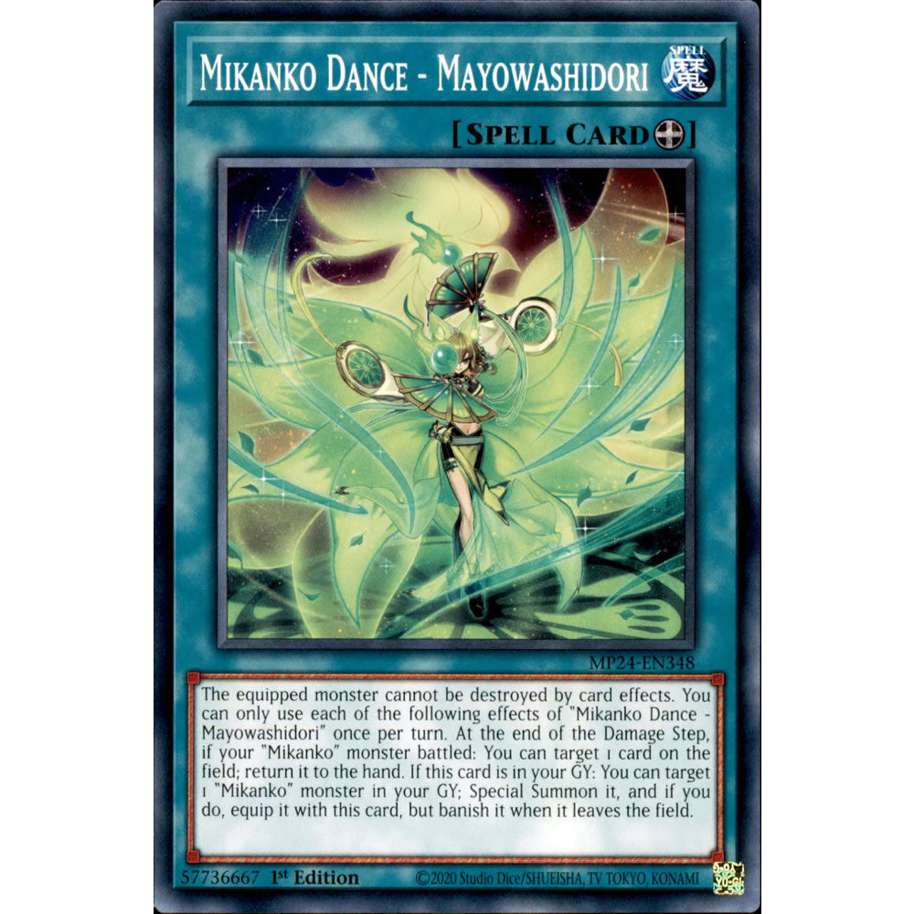 Mikanko Dance - Mayowashidori MP24-EN348 Yu-Gi-Oh! Card from the Mega Tin 2024 Mega Pack Set