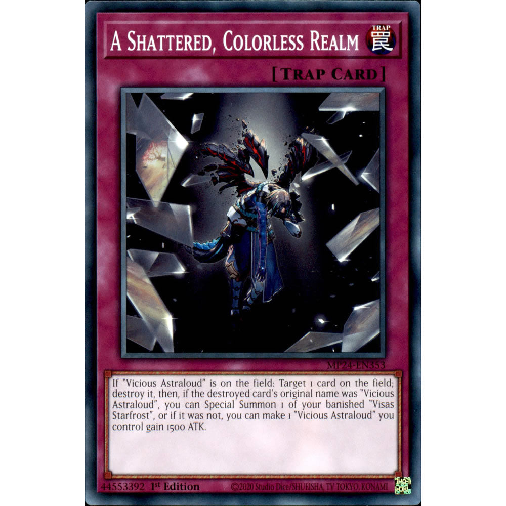 A Shattered, Colorless Realm MP24-EN353 Yu-Gi-Oh! Card from the Mega Tin 2024 Mega Pack Set