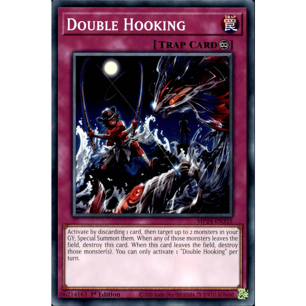 Double Hooking MP24-EN355 Yu-Gi-Oh! Card from the Mega Tin 2024 Mega Pack Set