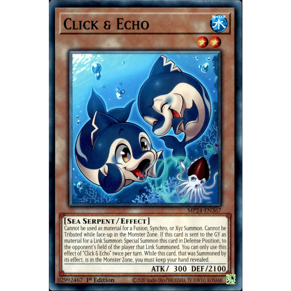 Click & Echo MP24-EN367 Yu-Gi-Oh! Card from the Mega Tin 2024 Mega Pack Set