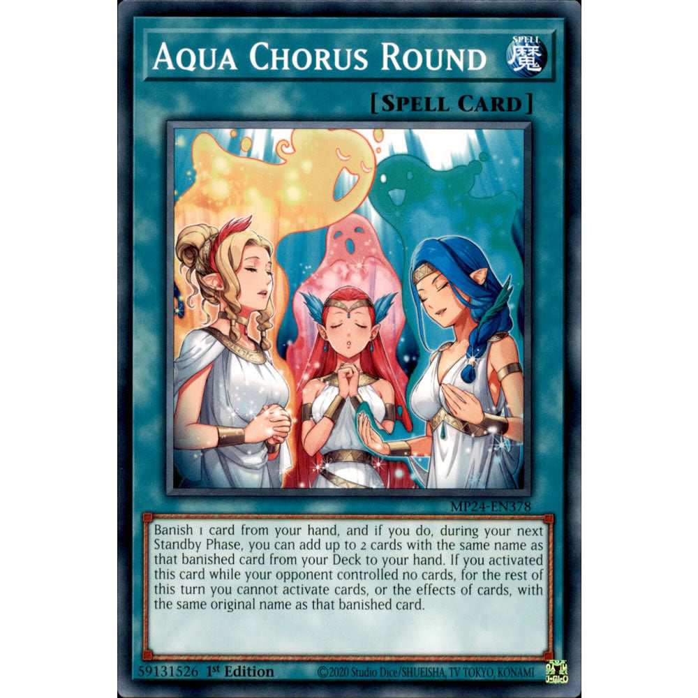 Aqua Chorus Round MP24-EN378 Yu-Gi-Oh! Card from the Mega Tin 2024 Mega Pack Set