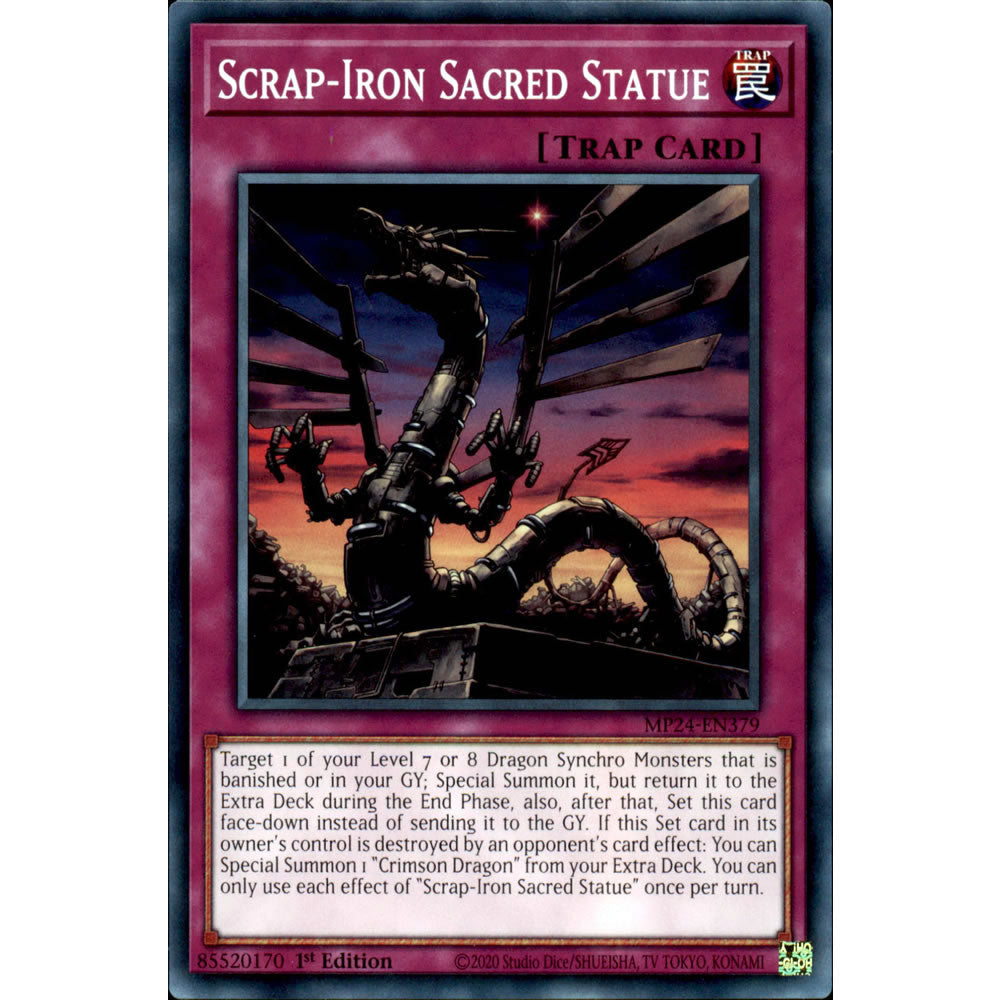 Scrap-Iron Sacred Statue MP24-EN379 Yu-Gi-Oh! Card from the Mega Tin 2024 Mega Pack Set