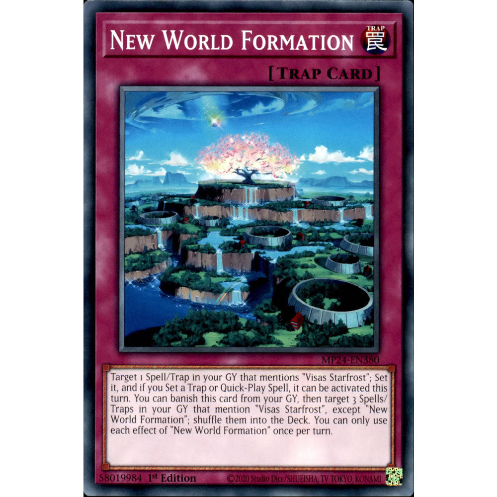 New World Formation MP24-EN380 Yu-Gi-Oh! Card from the Mega Tin 2024 Mega Pack Set