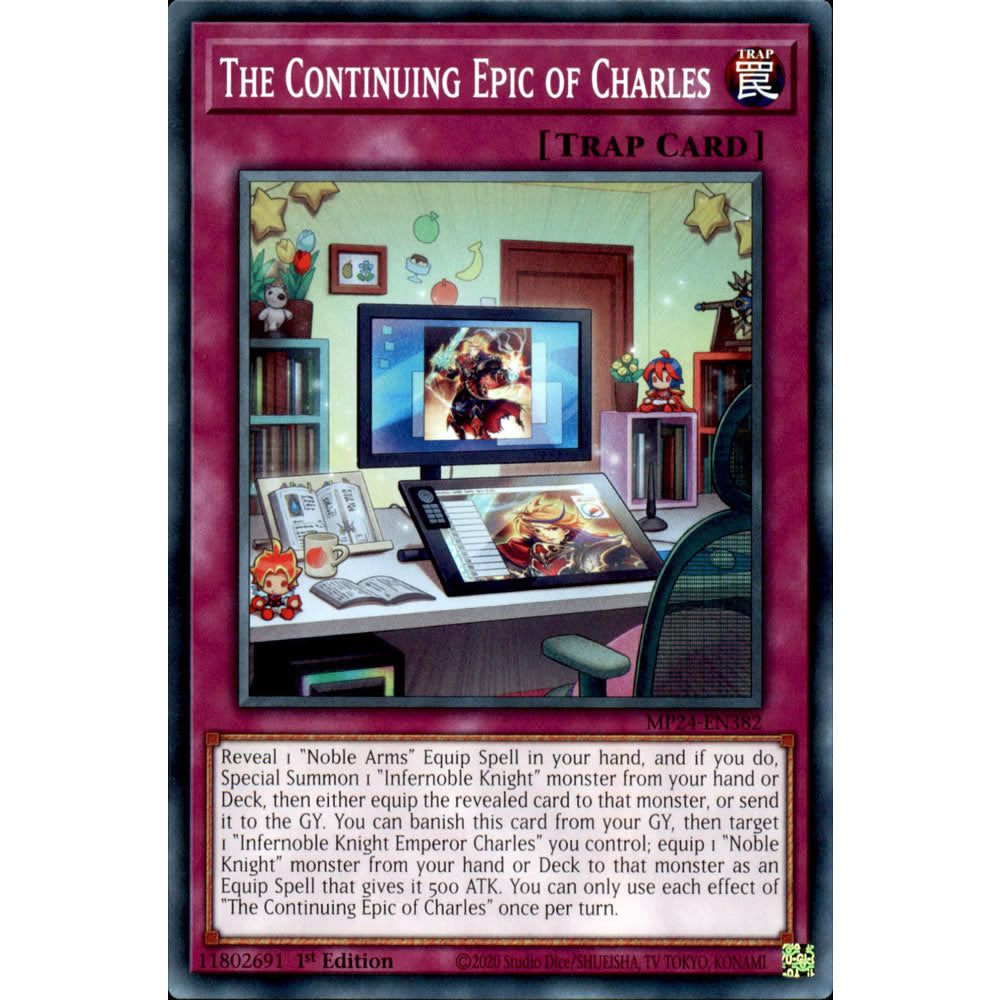 The Continuing Epic of Charles MP24-EN382 Yu-Gi-Oh! Card from the Mega Tin 2024 Mega Pack Set