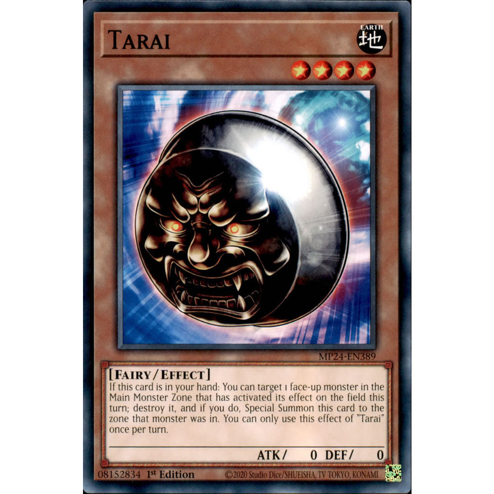 Tarai MP24-EN389 Yu-Gi-Oh! Card from the Mega Tin 2024 Mega Pack Set