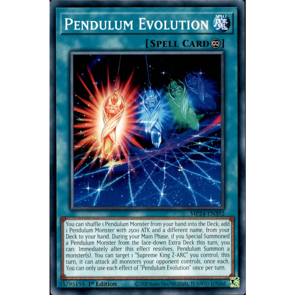 Pendulum Evolution MP24-EN392 Yu-Gi-Oh! Card from the Mega Tin 2024 Mega Pack Set