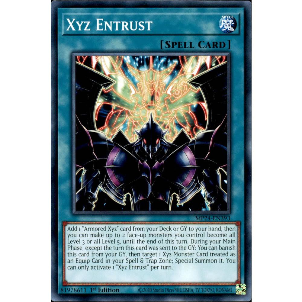 Xyz Entrust MP24-EN393 Yu-Gi-Oh! Card from the Mega Tin 2024 Mega Pack Set