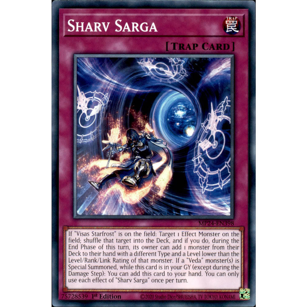 Sharv Sarga MP24-EN398 Yu-Gi-Oh! Card from the Mega Tin 2024 Mega Pack Set