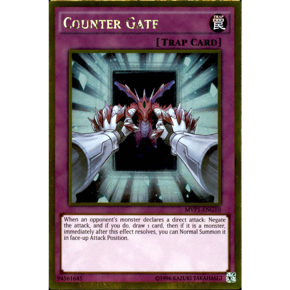 Counter Gate MVP1-ENG10 Yu-Gi-Oh! Card from the The Dark Side of Dimensions Movie Gold Edition Set