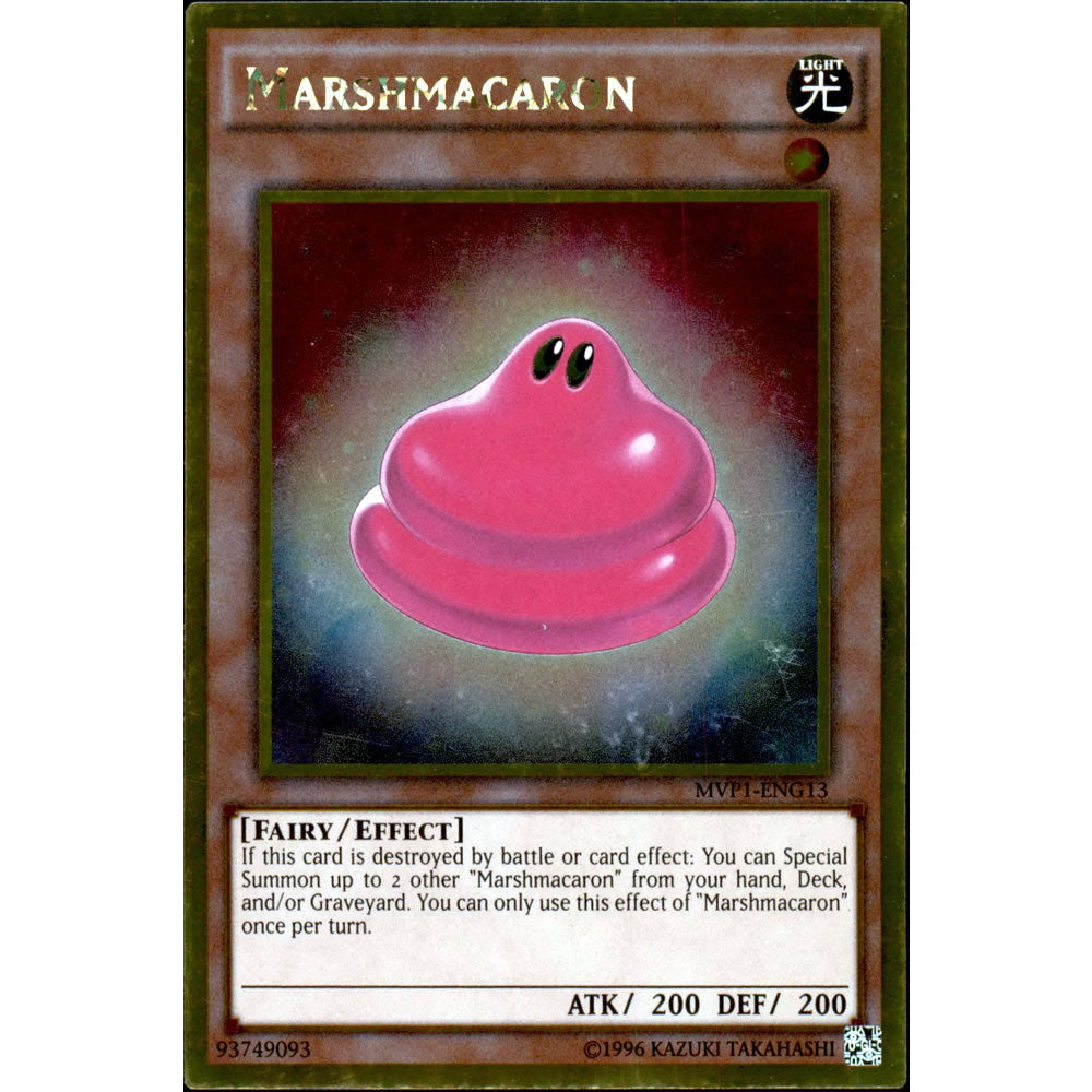 Marshmacaron MVP1-ENG13 Yu-Gi-Oh! Card from the The Dark Side of Dimensions Movie Gold Edition Set