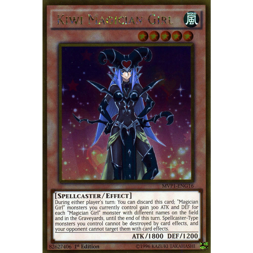 Kiwi Magician Girl MVP1-ENG16 Yu-Gi-Oh! Card from the The Dark Side of Dimensions Movie Gold Edition Set