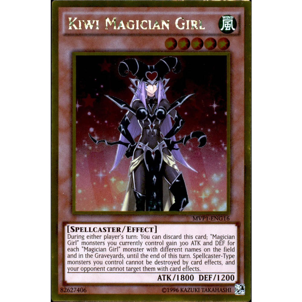 Kiwi Magician Girl MVP1-ENG16 Yu-Gi-Oh! Card from the The Dark Side of Dimensions Movie Gold Edition Set