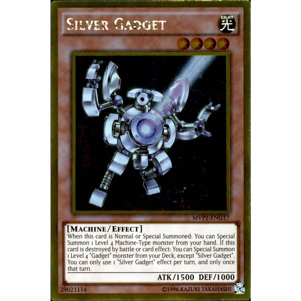 Silver Gadget MVP1-ENG17 Yu-Gi-Oh! Card from the The Dark Side of Dimensions Movie Gold Edition Set