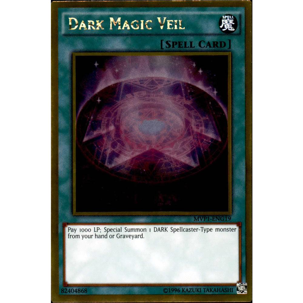 Dark Magic Veil MVP1-ENG19 Yu-Gi-Oh! Card from the The Dark Side of Dimensions Movie Gold Edition Set