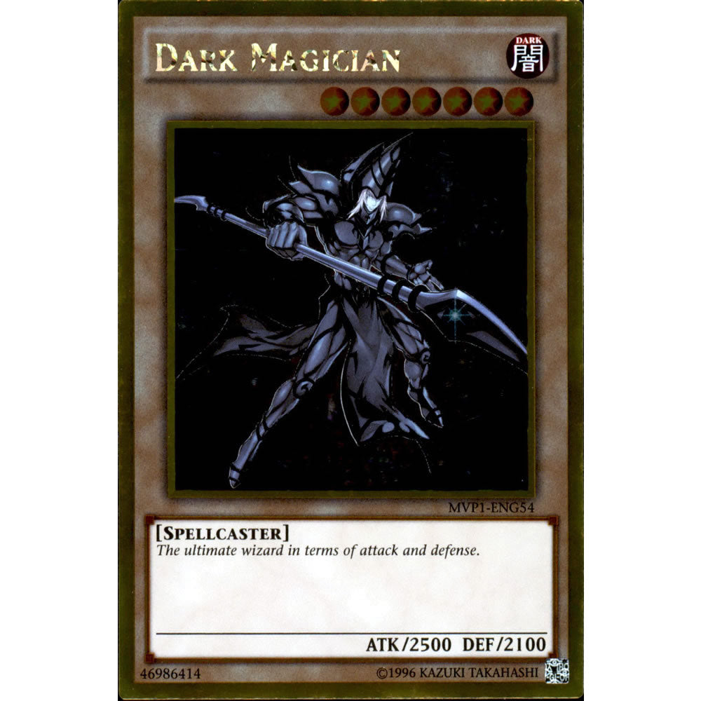 Dark Magician MVP1-ENG54 Yu-Gi-Oh! Card from the The Dark Side of Dimensions Movie Gold Edition Set