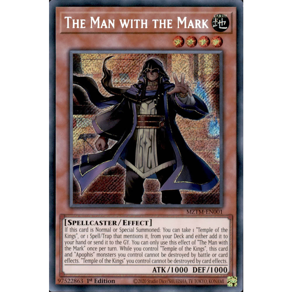 The Man with the Mark MZTM-EN001 Yu-Gi-Oh! Card from the Maze of the Master Set