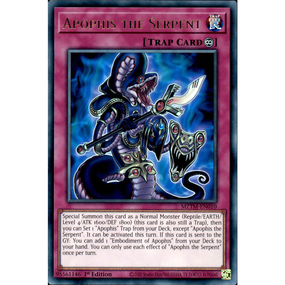 Apophis the Serpent MZTM-EN010 Yu-Gi-Oh! Card from the Maze of the Master Set