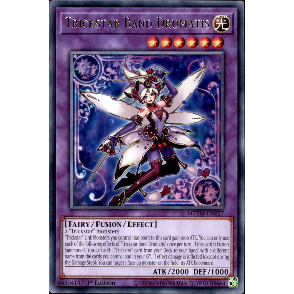 Trickstar Band Drumatis MZTM-EN027 Yu-Gi-Oh! Card from the Maze of the Master Set