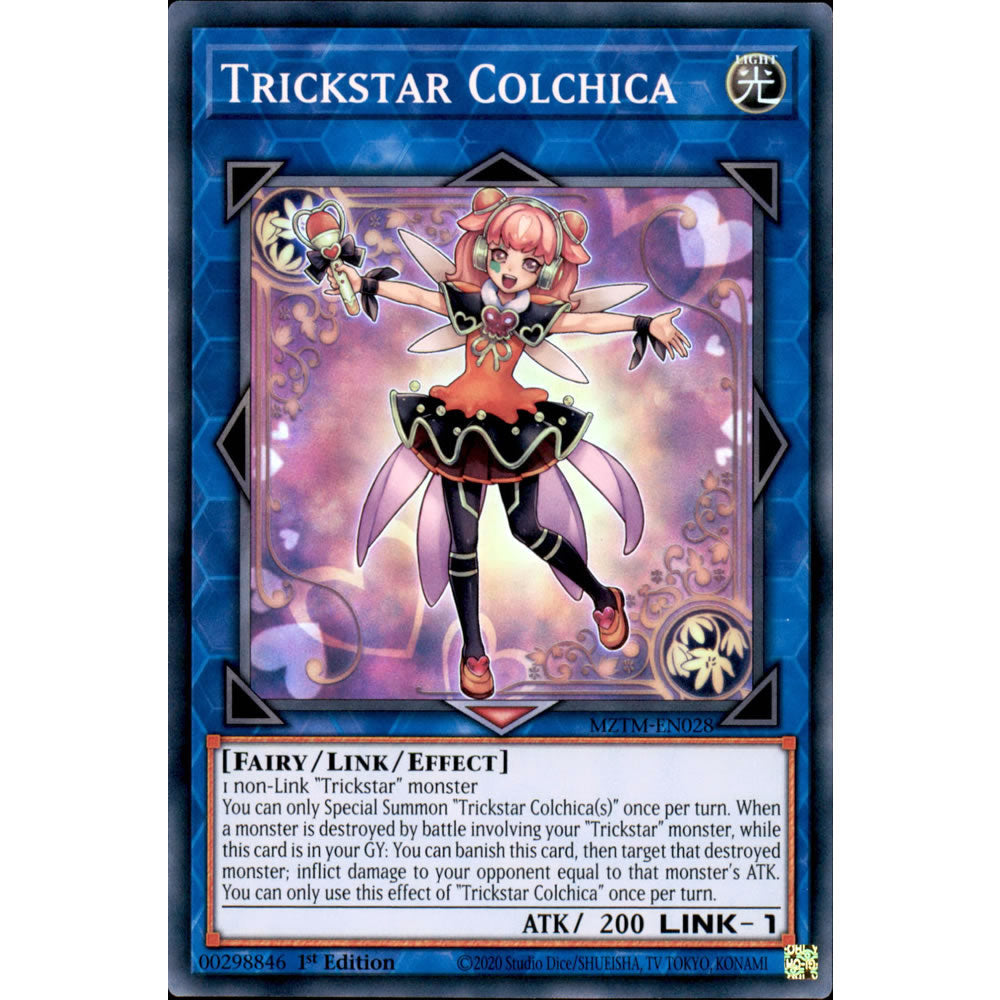 Trickstar Colchica MZTM-EN028 Yu-Gi-Oh! Card from the Maze of the Master Set