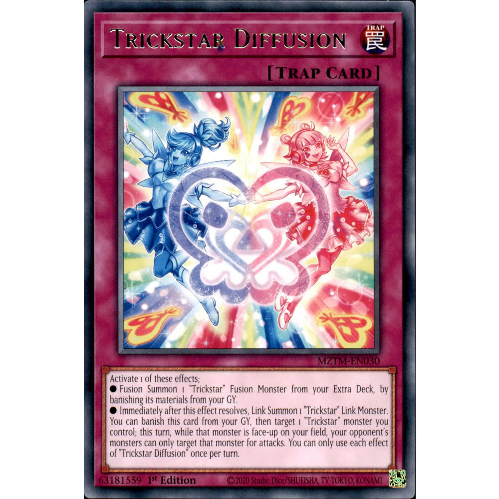 Trickstar Diffusion MZTM-EN030 Yu-Gi-Oh! Card from the Maze of the Master Set