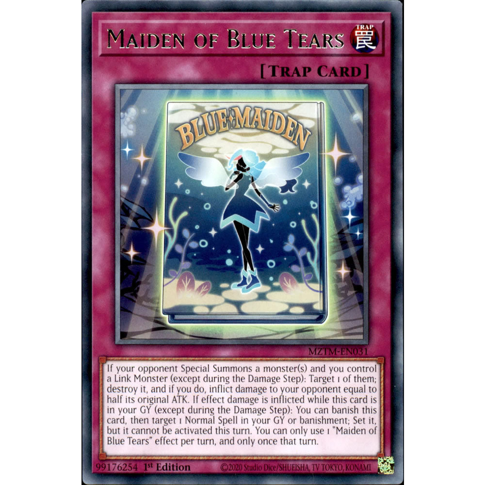 Maiden of Blue Tears MZTM-EN031 Yu-Gi-Oh! Card from the Maze of the Master Set