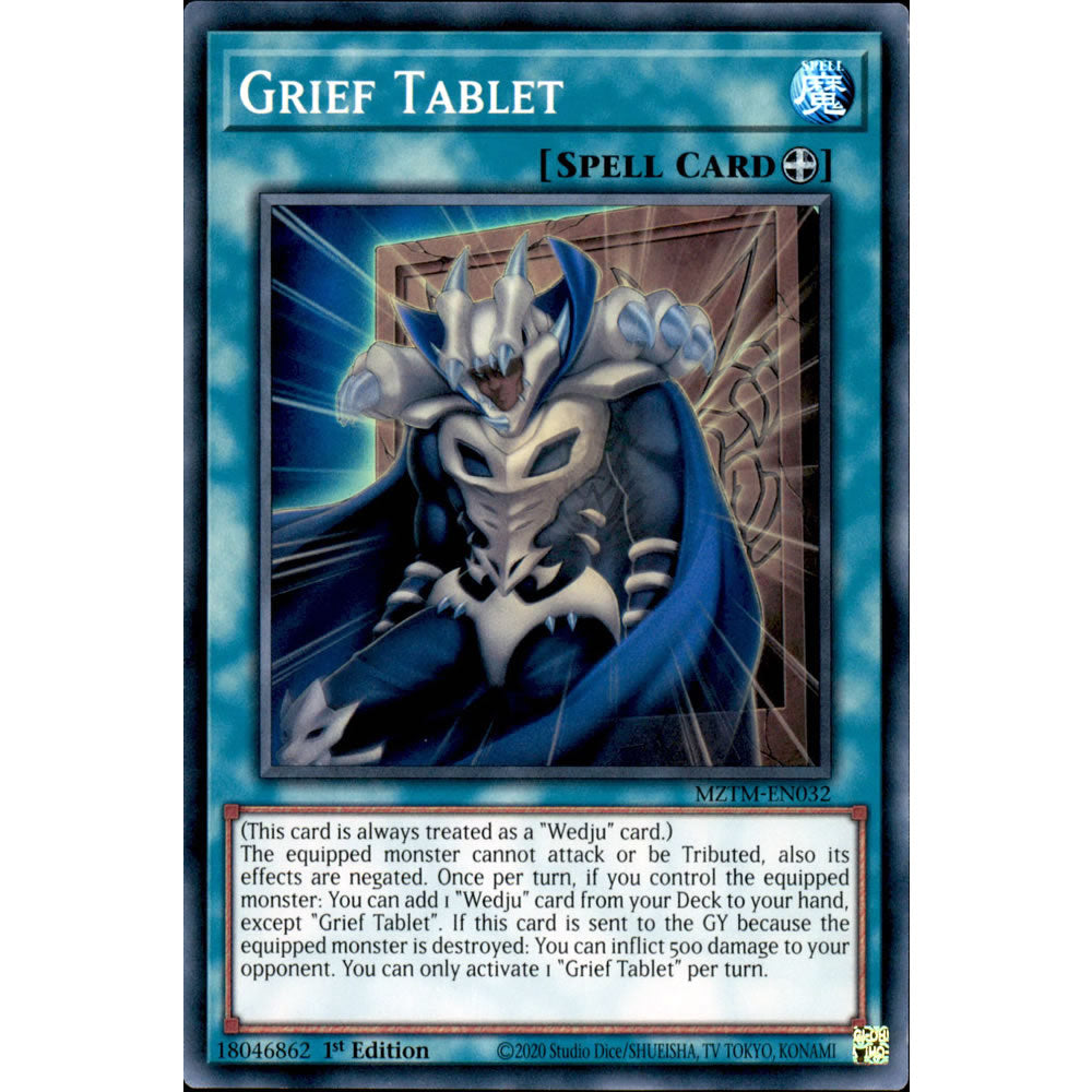 Grief Tablet MZTM-EN032 Yu-Gi-Oh! Card from the Maze of the Master Set