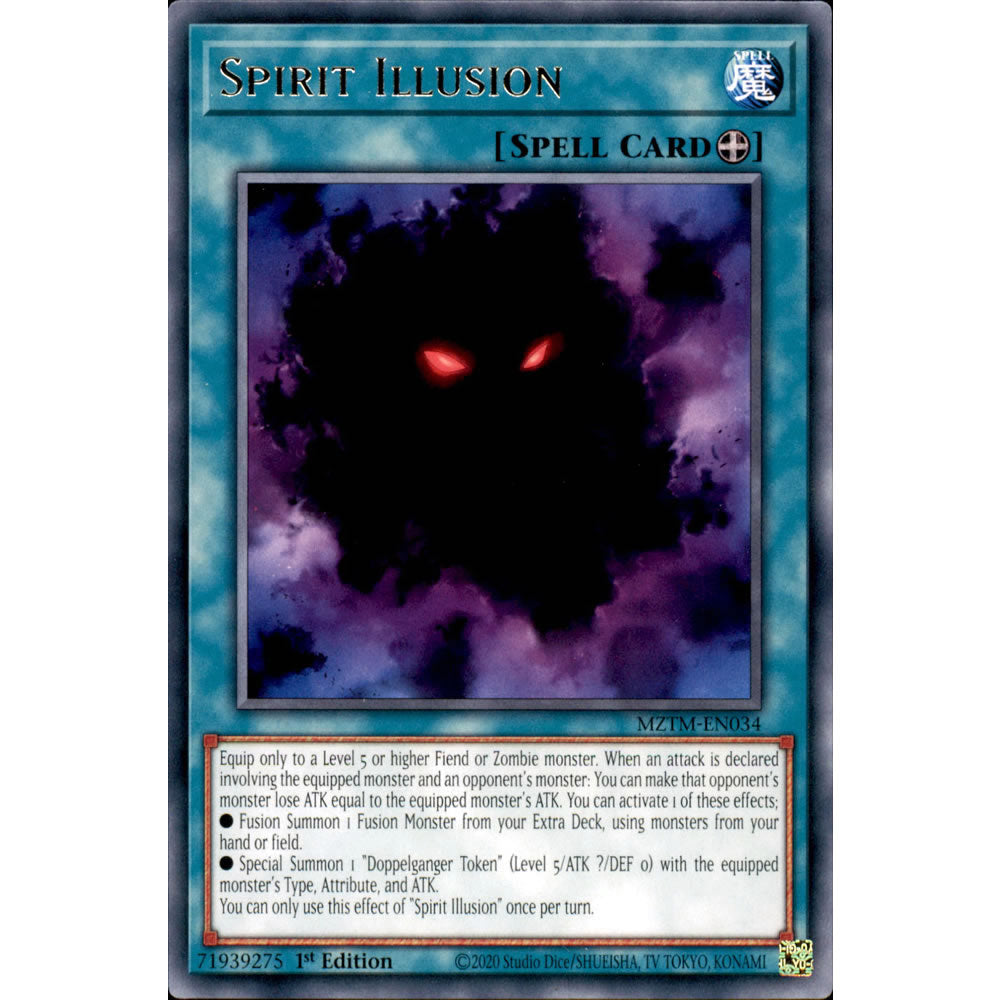 Spirit Illusion MZTM-EN034 Yu-Gi-Oh! Card from the Maze of the Master Set