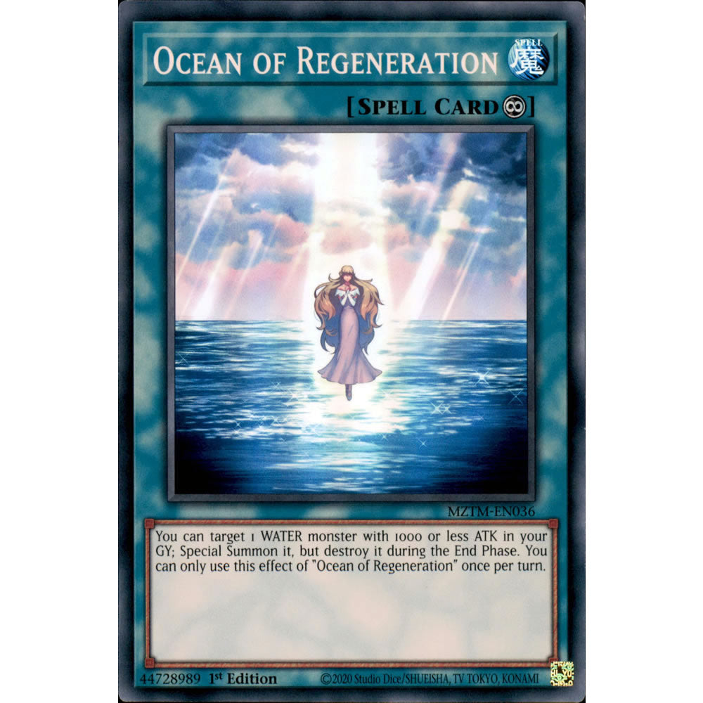 Ocean of Regeneration MZTM-EN036 Yu-Gi-Oh! Card from the Maze of the Master Set