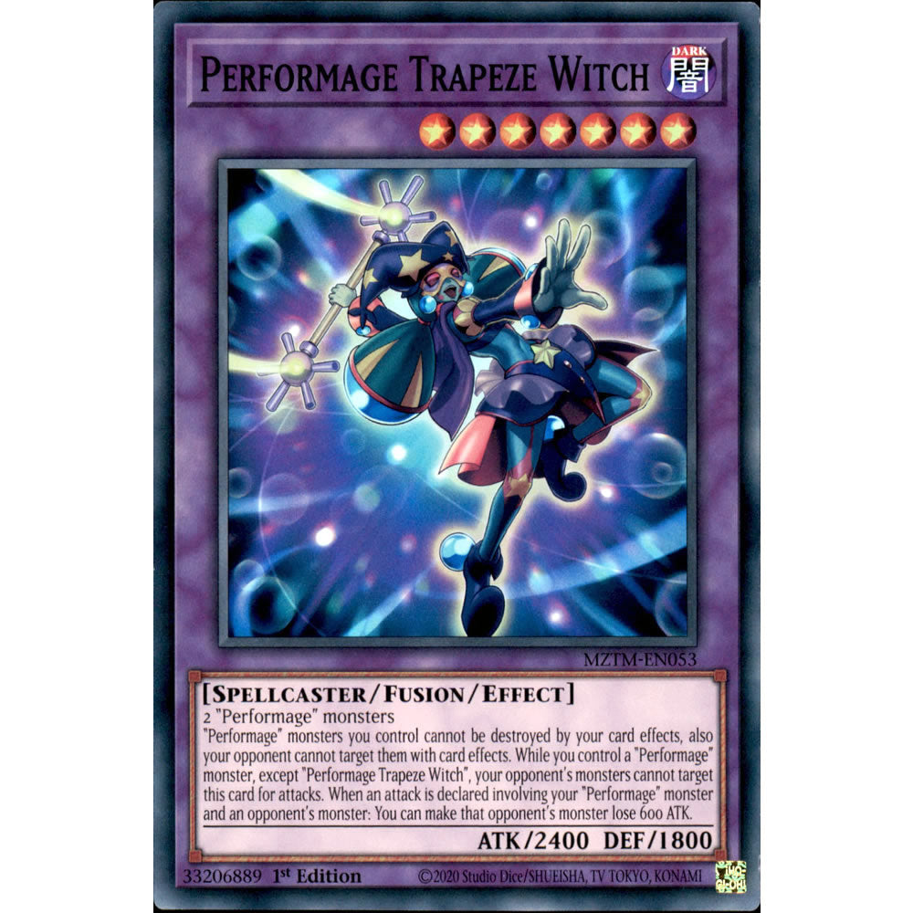 Performage Trapeze Witch MZTM-EN053 Yu-Gi-Oh! Card from the Maze of the Master Set