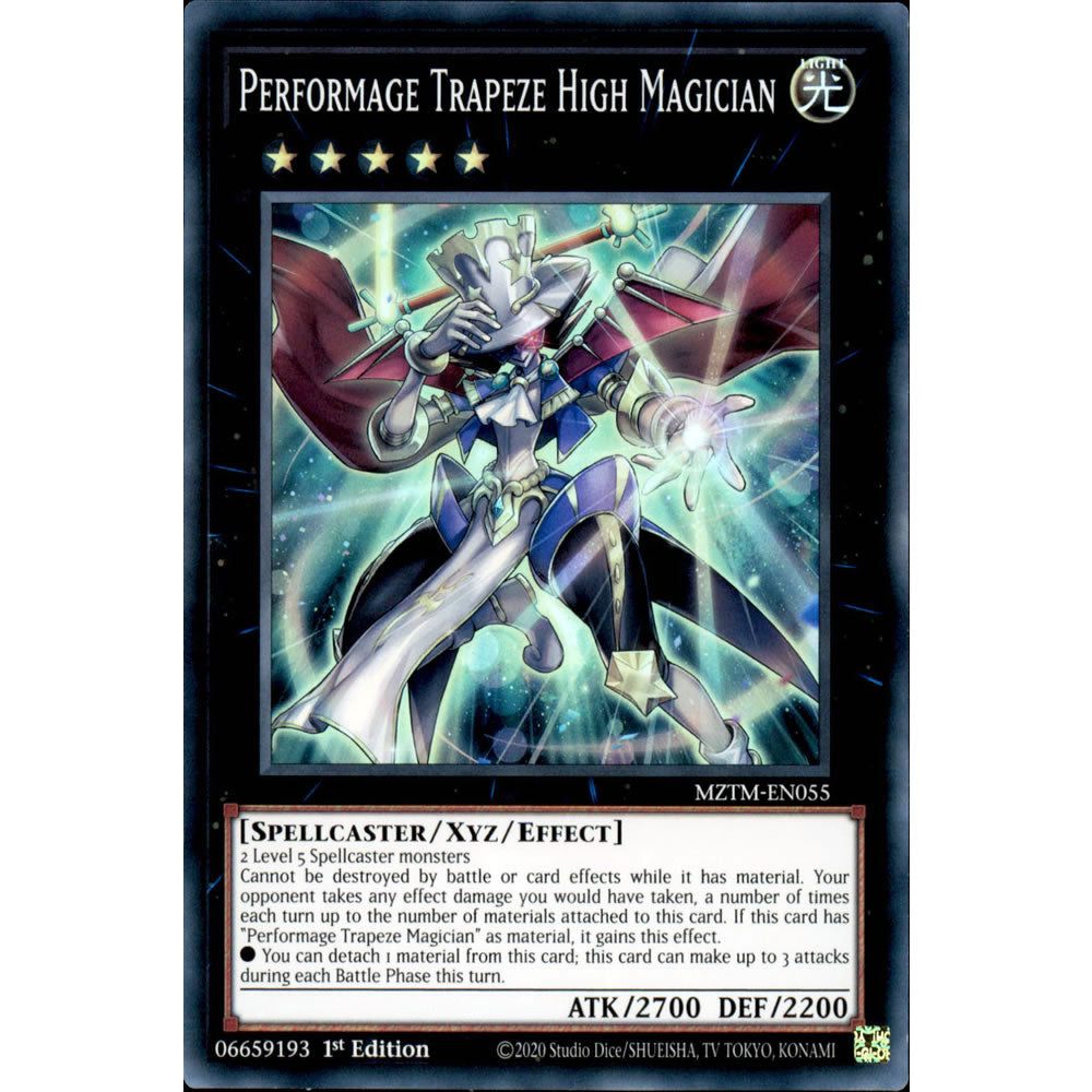 Performage Trapeze High Magician MZTM-EN055 Yu-Gi-Oh! Card from the Maze of the Master Set