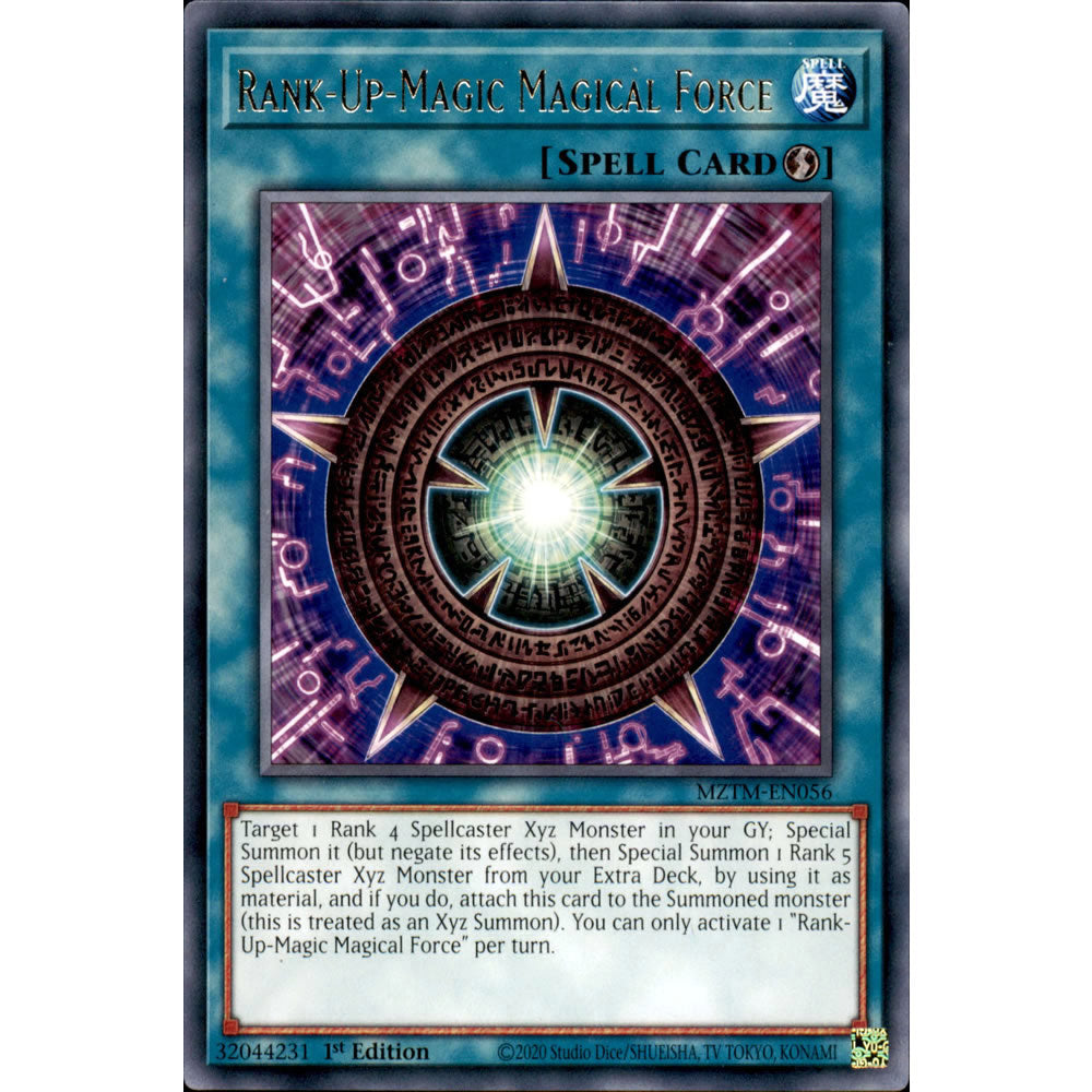 Rank-Up-Magic Magical Force MZTM-EN056 Yu-Gi-Oh! Card from the Maze of the Master Set