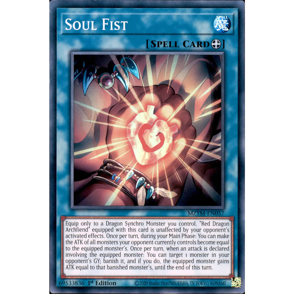 Soul Fist MZTM-EN057 Yu-Gi-Oh! Card from the Maze of the Master Set