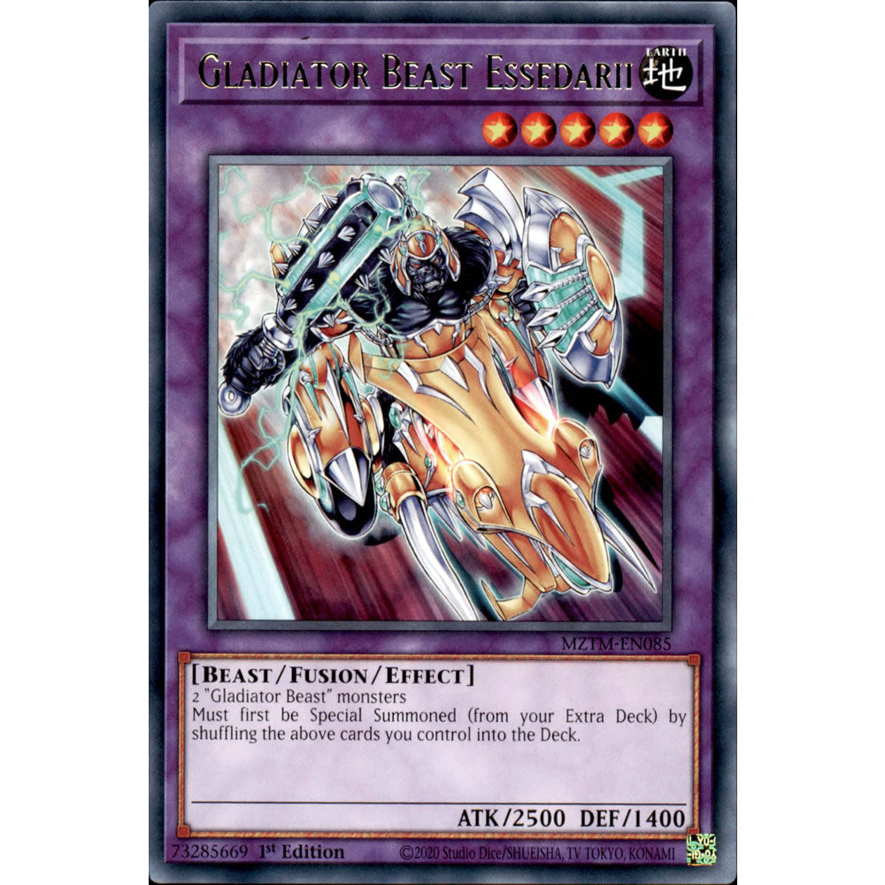 Gladiator Beast Essedarii MZTM-EN085 Yu-Gi-Oh! Card from the Maze of the Master Set