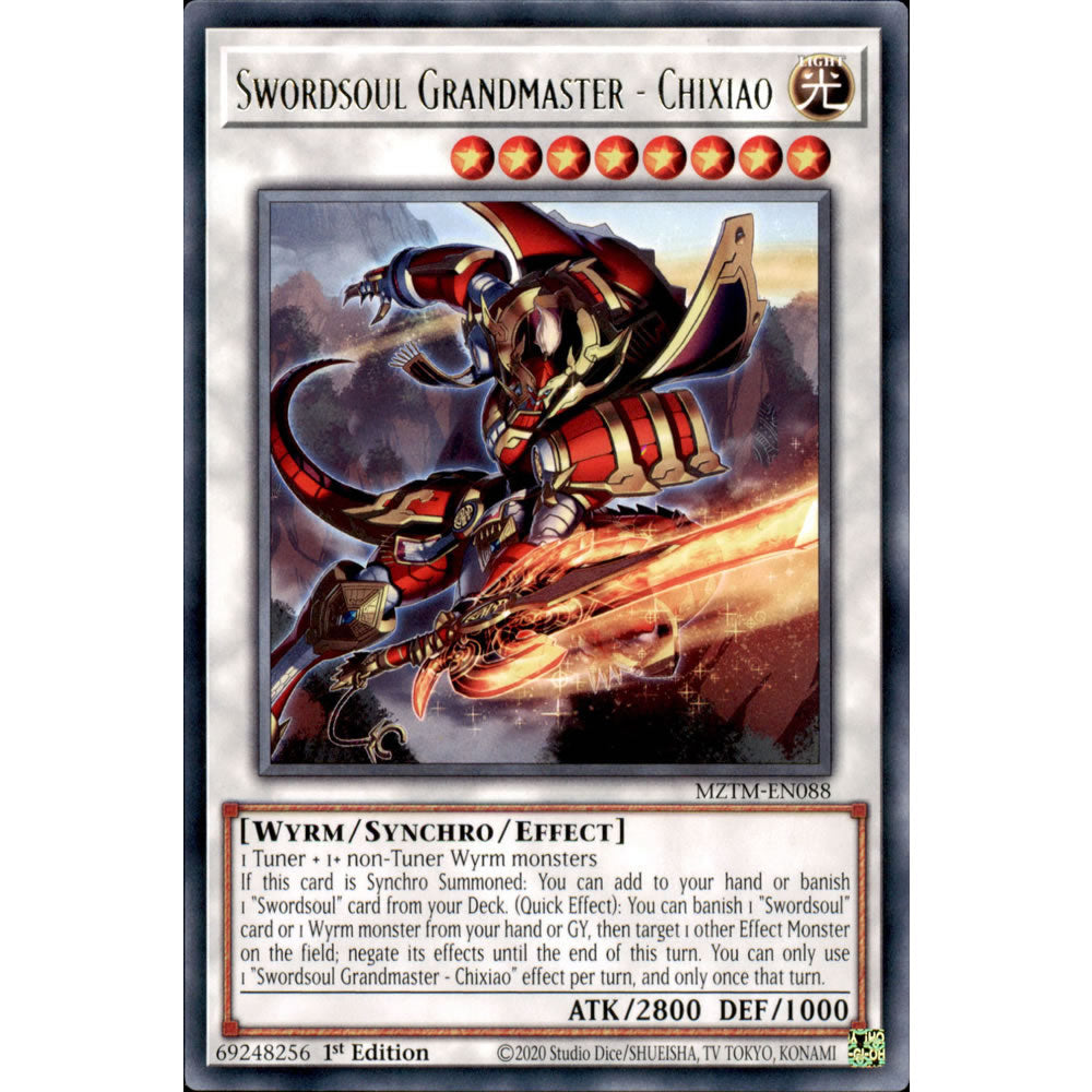 Swordsoul Grandmaster - Chixiao MZTM-EN088 Yu-Gi-Oh! Card from the Maze of the Master Set