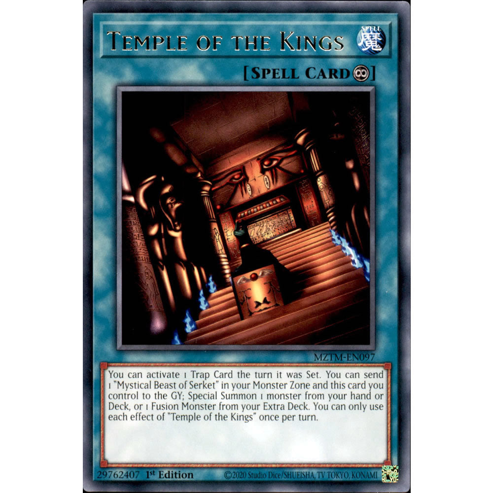 Temple of the Kings MZTM-EN097 Yu-Gi-Oh! Card from the Maze of the Master Set