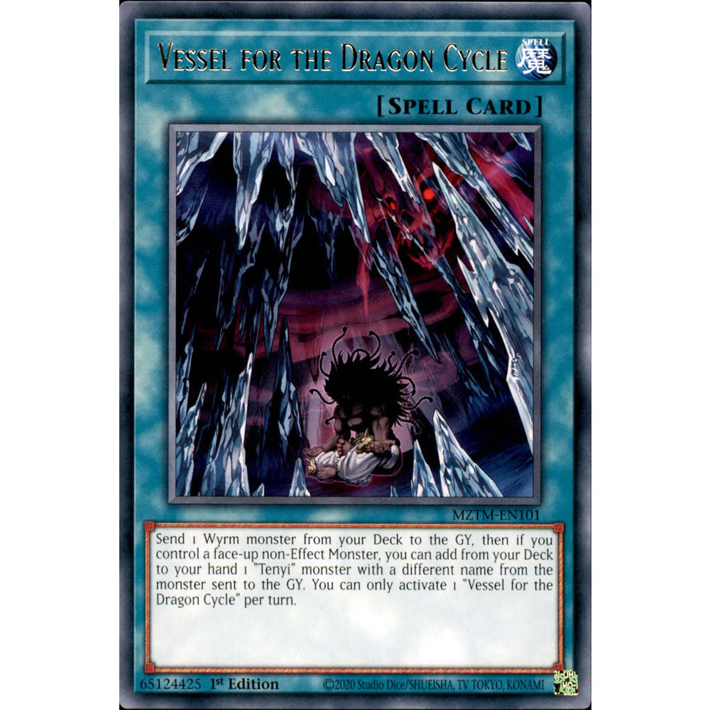 Vessel for the Dragon Cycle MZTM-EN101 Yu-Gi-Oh! Card from the Maze of the Master Set