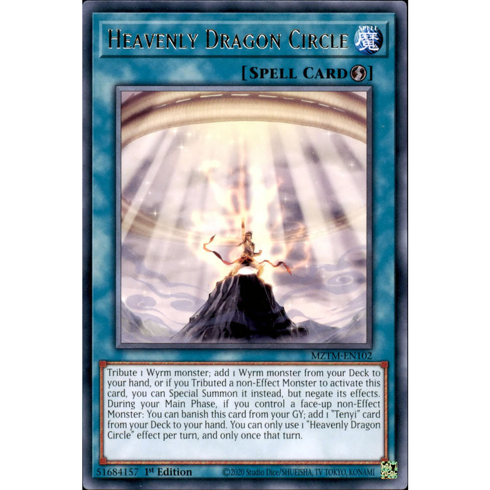 Heavenly Dragon Circle MZTM-EN102 Yu-Gi-Oh! Card from the Maze of the Master Set