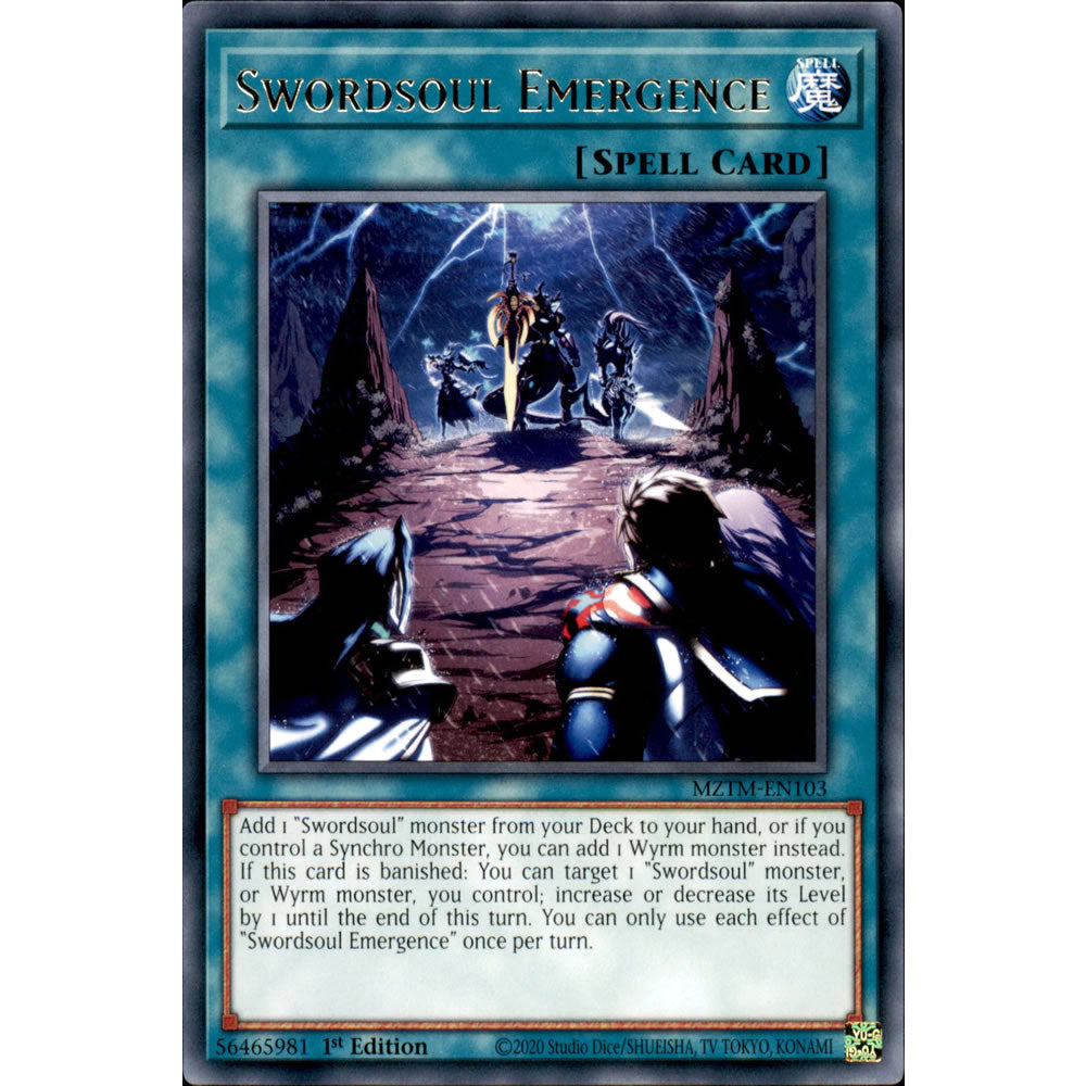 Swordsoul Emergence MZTM-EN103 Yu-Gi-Oh! Card from the Maze of the Master Set