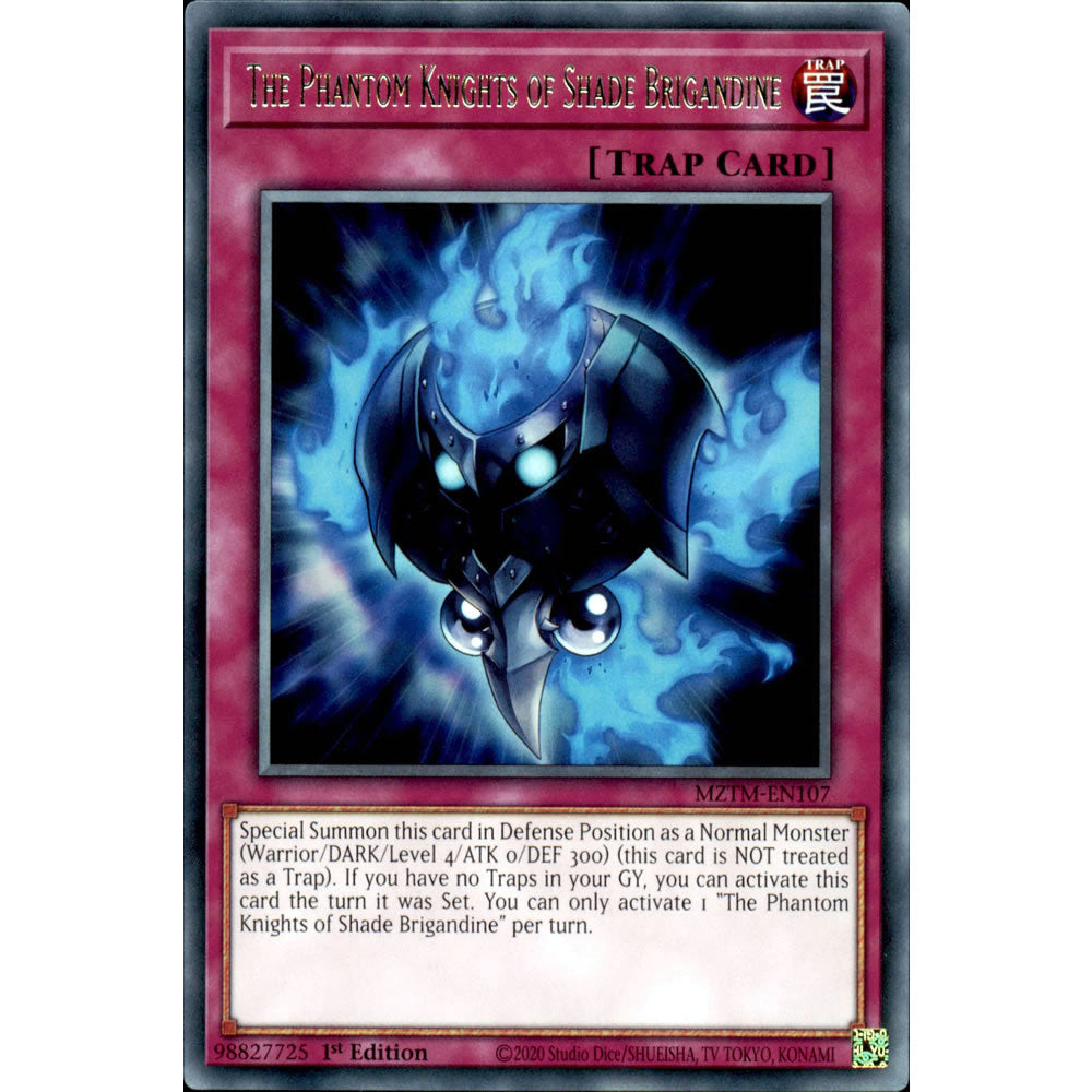 The Phantom Knights of Shade Brigandine MZTM-EN107 Yu-Gi-Oh! Card from the Maze of the Master Set