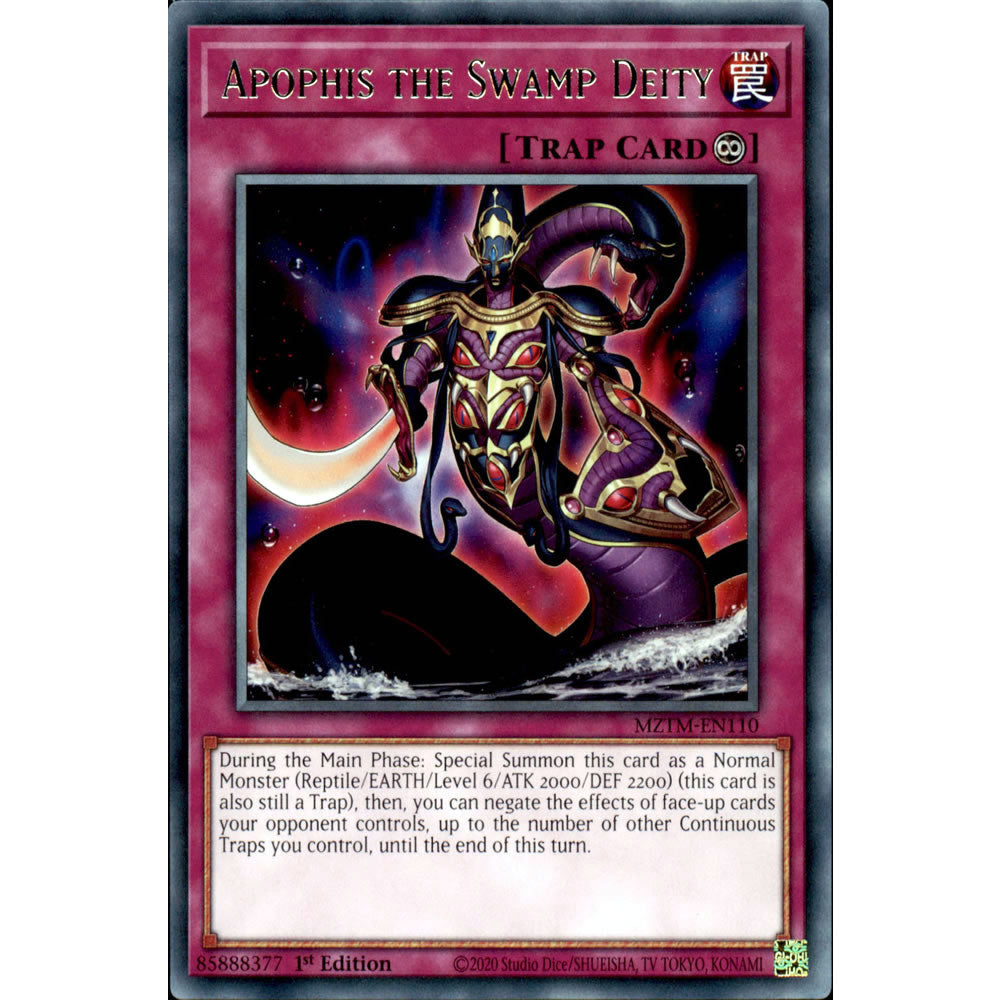 Apophis the Swamp Deity MZTM-EN110 Yu-Gi-Oh! Card from the Maze of the Master Set