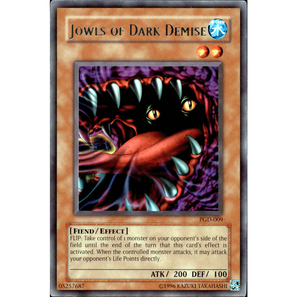 Jowls of Dark Demise PGD-009 Yu-Gi-Oh! Card from the Pharaonic Guardian Set