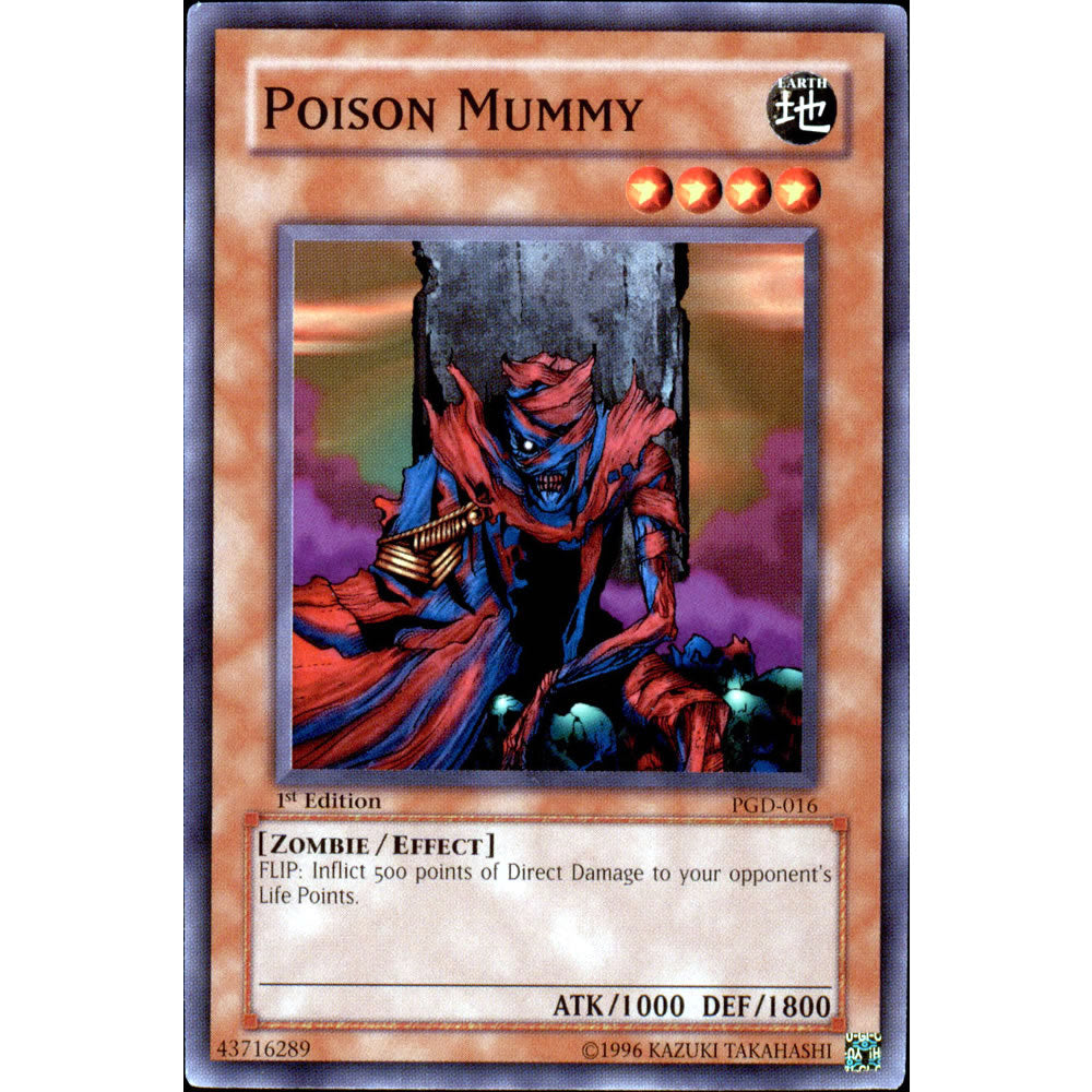 Poison Mummy PGD-016 Yu-Gi-Oh! Card from the Pharaonic Guardian Set